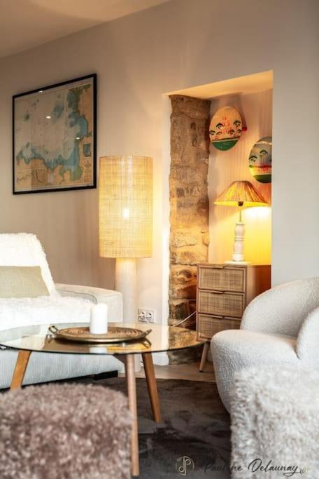 Ty Ar Mor Maison De La Mer, A 40 M De La Plage Saint-Michel-en-Grève Exteriör bild