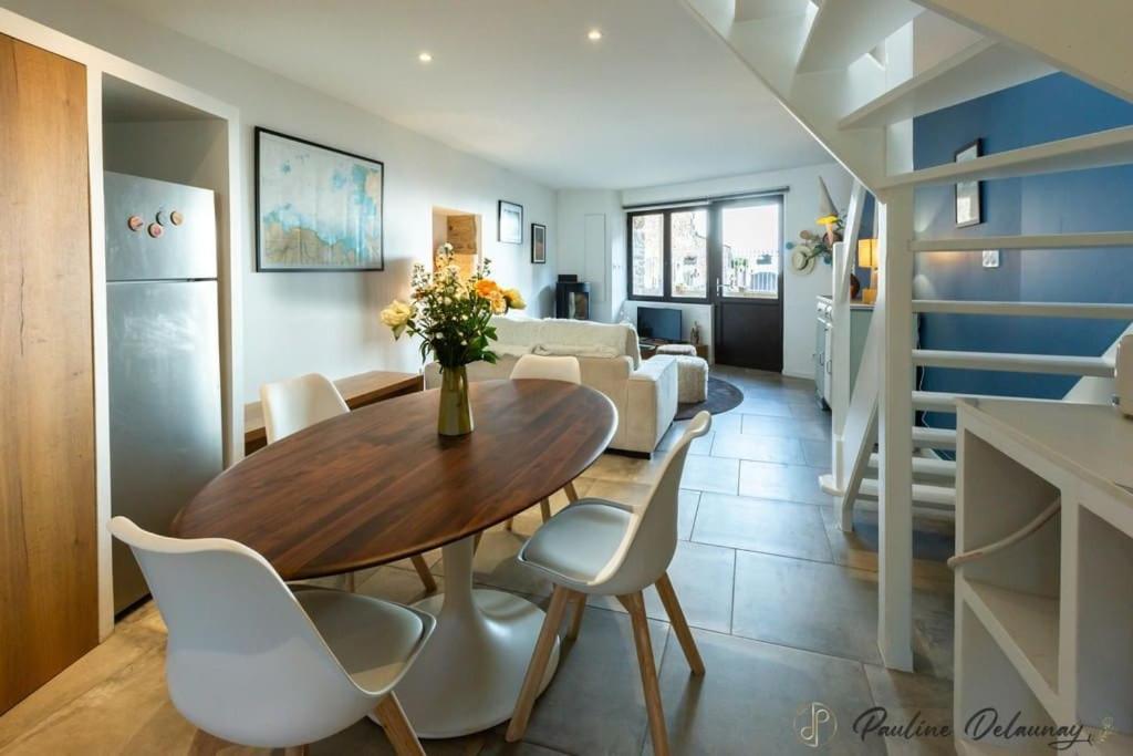 Ty Ar Mor Maison De La Mer, A 40 M De La Plage Saint-Michel-en-Grève Exteriör bild