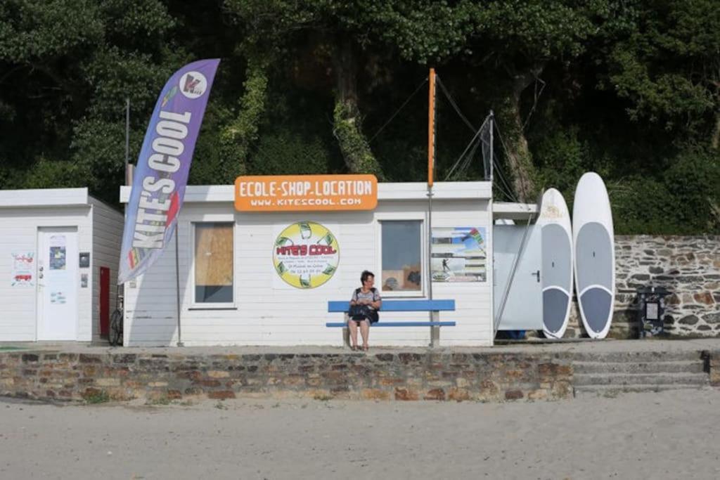 Ty Ar Mor Maison De La Mer, A 40 M De La Plage Saint-Michel-en-Grève Exteriör bild