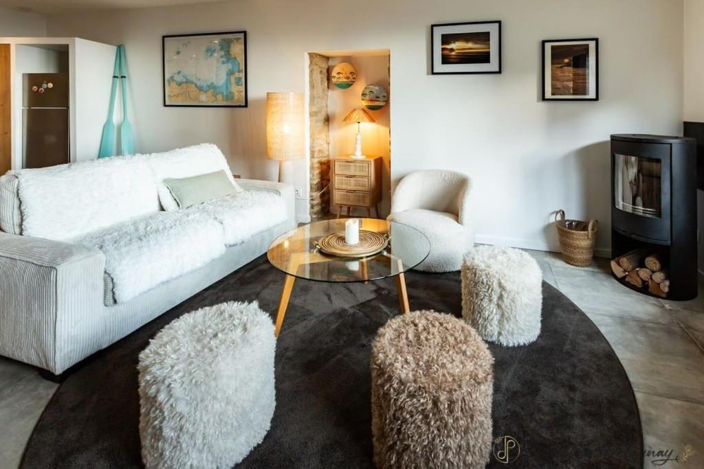 Ty Ar Mor Maison De La Mer, A 40 M De La Plage Saint-Michel-en-Grève Exteriör bild